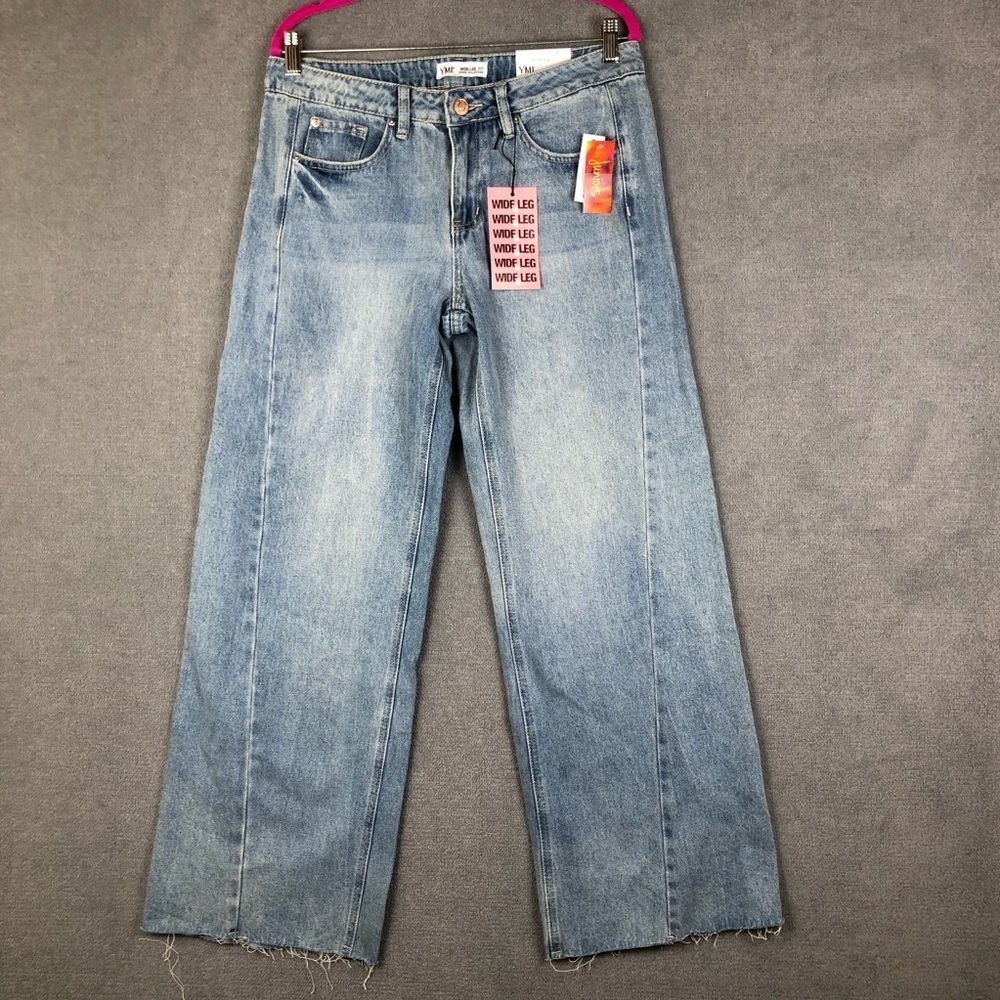 YMI women’s mid rise wide leg jeans size 11/30